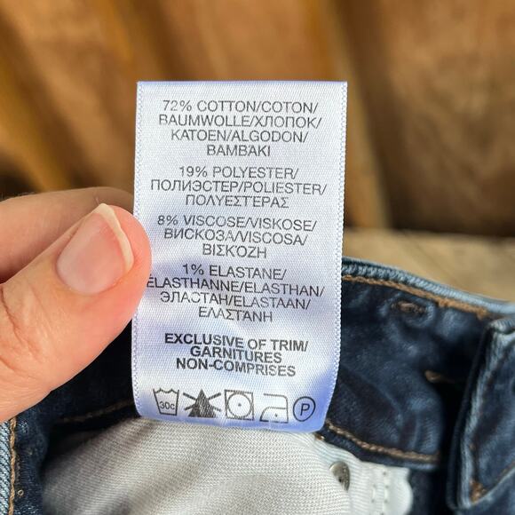 Silver Jeans Co. Women's Elyse Straight Jean Dark Wash Size 28/34 - Picture 9 of 9